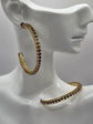 Boucles d’oreilles créoles strass, bijou fait main cadeau femme