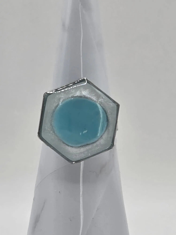 Bague ajustable Fait Main, en acier inoxydable Les Élégantes de Stéph
