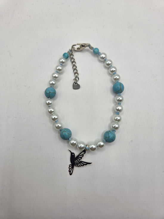  Bracelet artisanal perles de pierre naturelles et nacre, bijou fait main cadeau femme