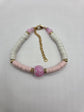  Bracelet artisanal perles de verre et argiles polymères, bijou fait main cadeau femme
