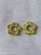 Fleurs en résine artisanales pour créoles interchangeables – Bijou fait main