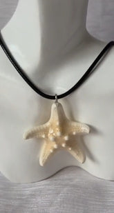 Collier étoile de mer et cordon – bijou d&