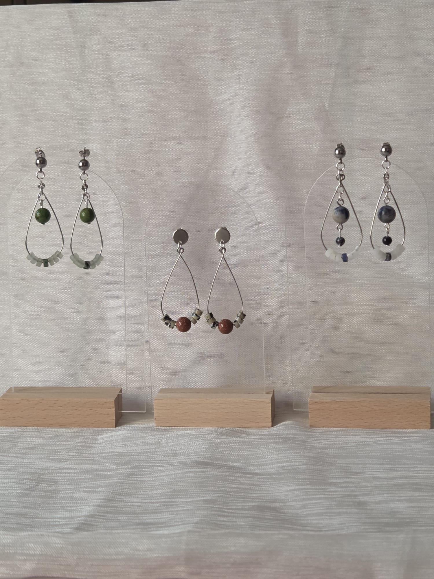 Nouvelle collection à base de pierres naturelles- Bijoux faits Mains - Les Elégantes de Steph