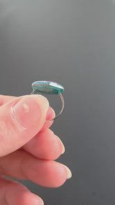 Bague Ajustable fleur naturelle Fait main