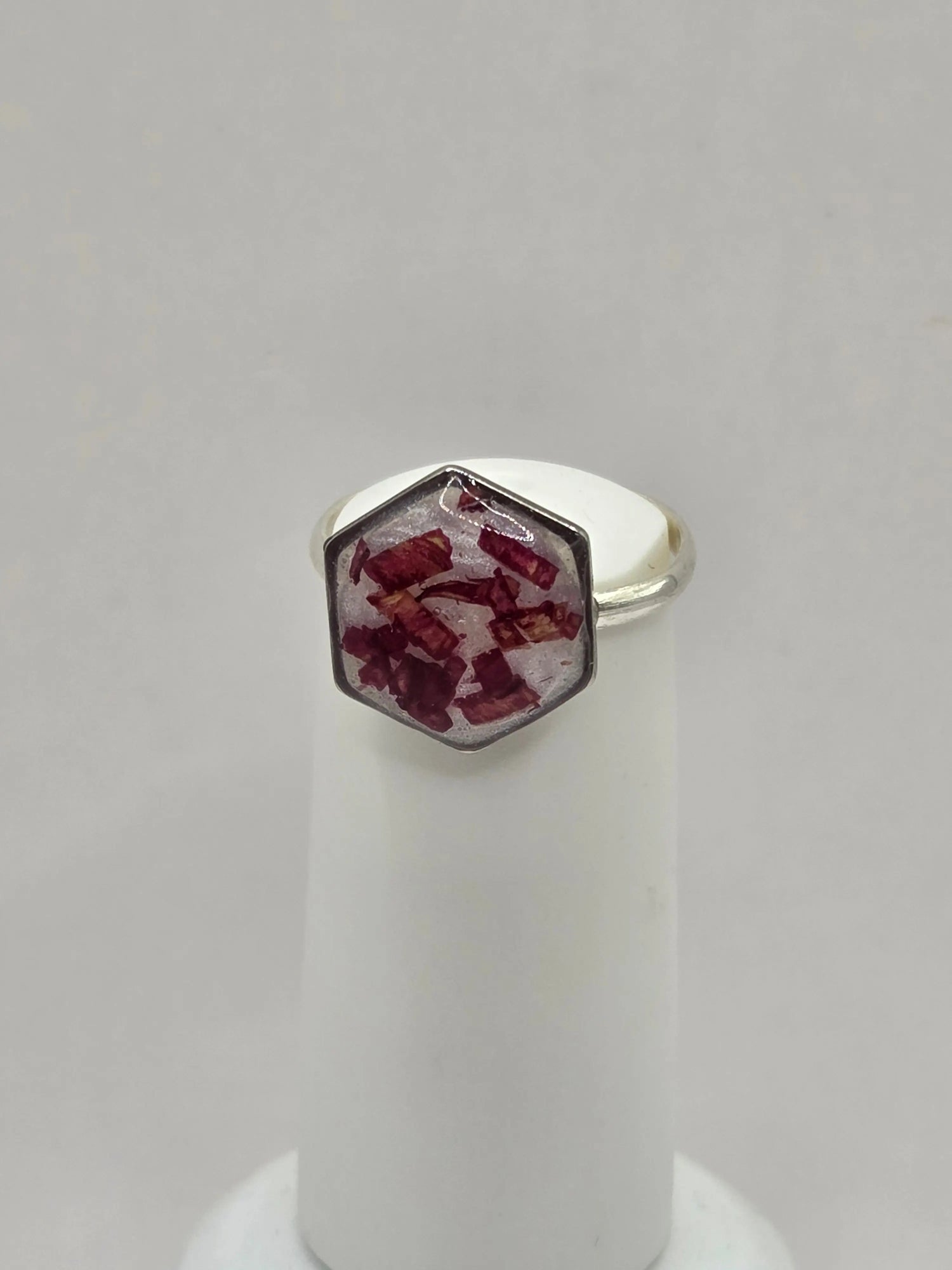 Bague ajustable Fait Main, en acier inoxydable Les Élégantes de Stéph