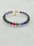 🪨 Pierres naturelles → Bracelet artisanal pierres naturelles, bijou fait main cadeau femme