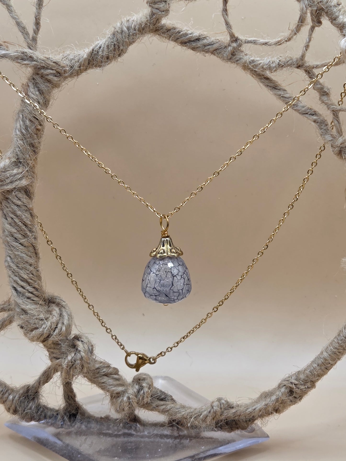 Collier & pendentif assemblage Fait main