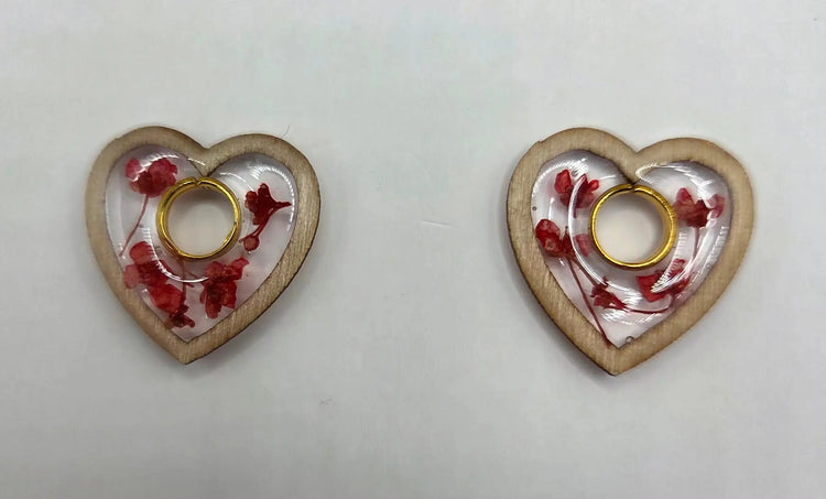 Fleurs en fimo de type pampille Les Élégantes de Stéph