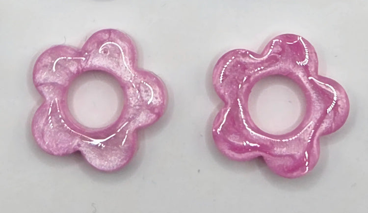 Fleurs en fimo de type pampille Les Élégantes de Stéph