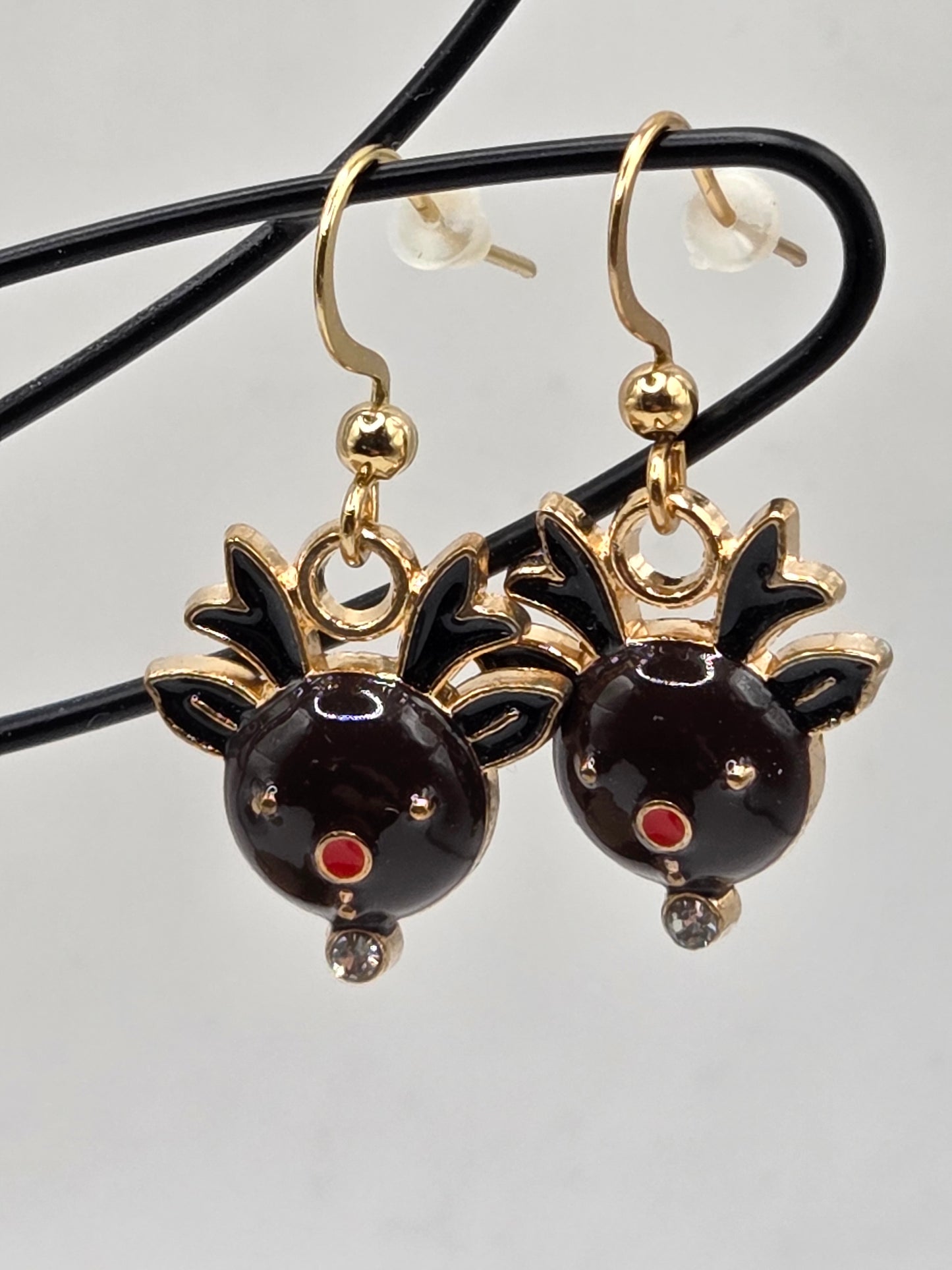 Boucles d'oreilles assemblage Fait Main sur le thème de Noël