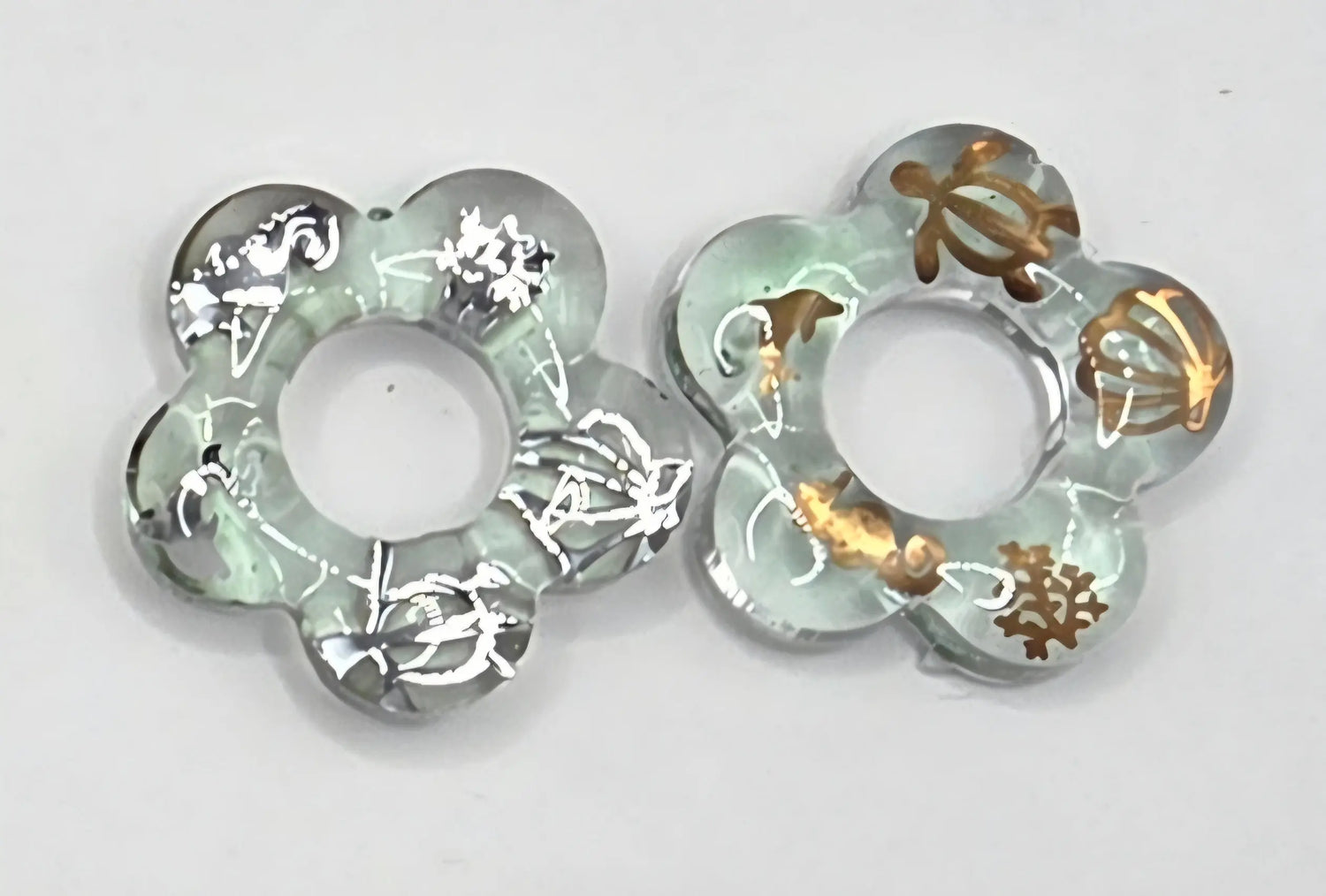 Fleurs en fimo de type pampille Les Élégantes de Stéph