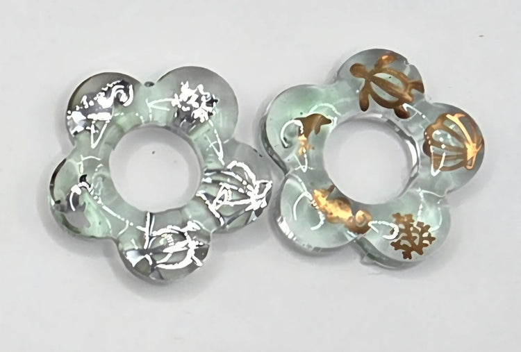 Fleurs en fimo de type pampille Les Élégantes de Stéph
