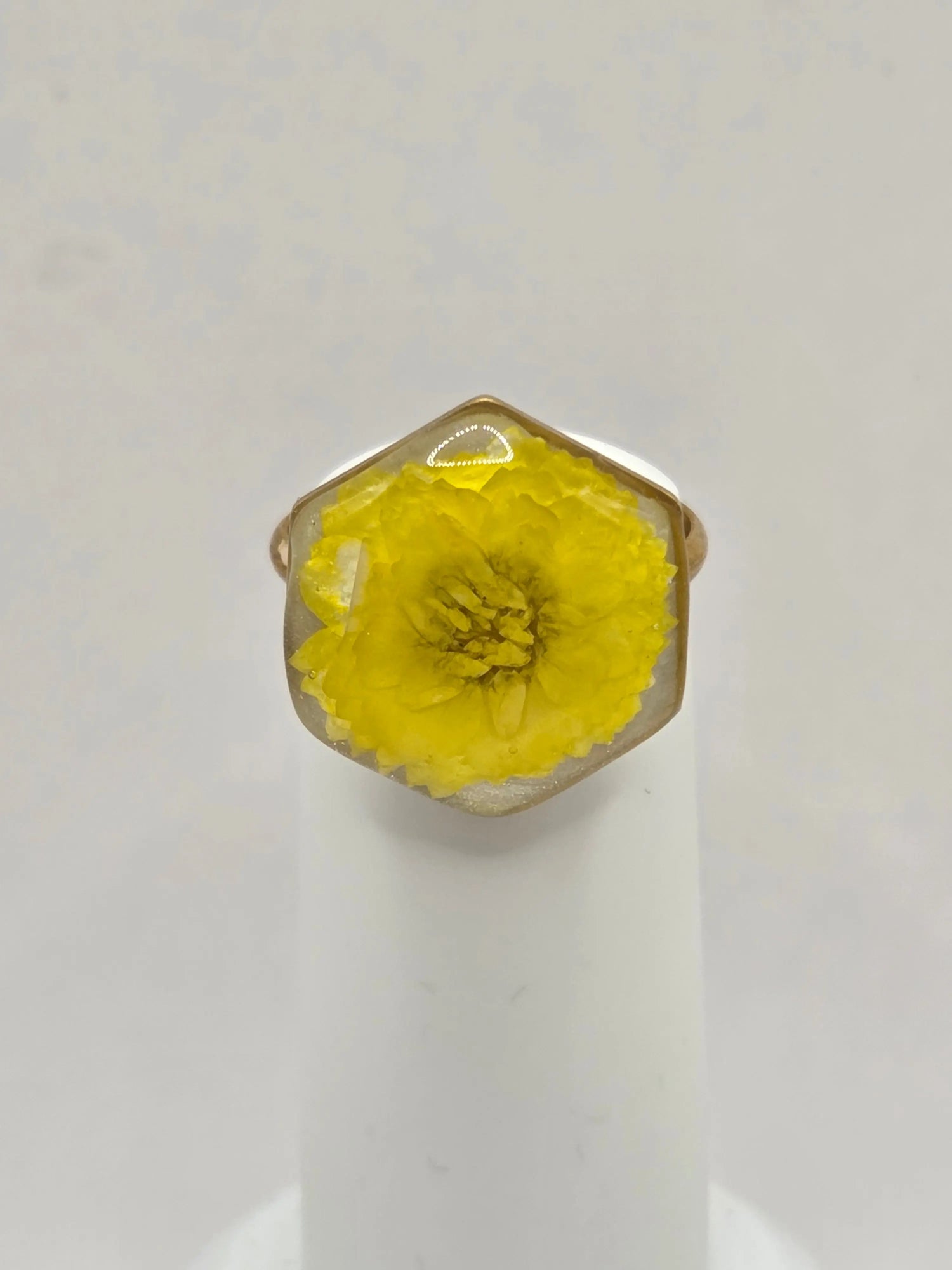 Bague ajustable Fait Main, en acier inoxydable Les Élégantes de Stéph