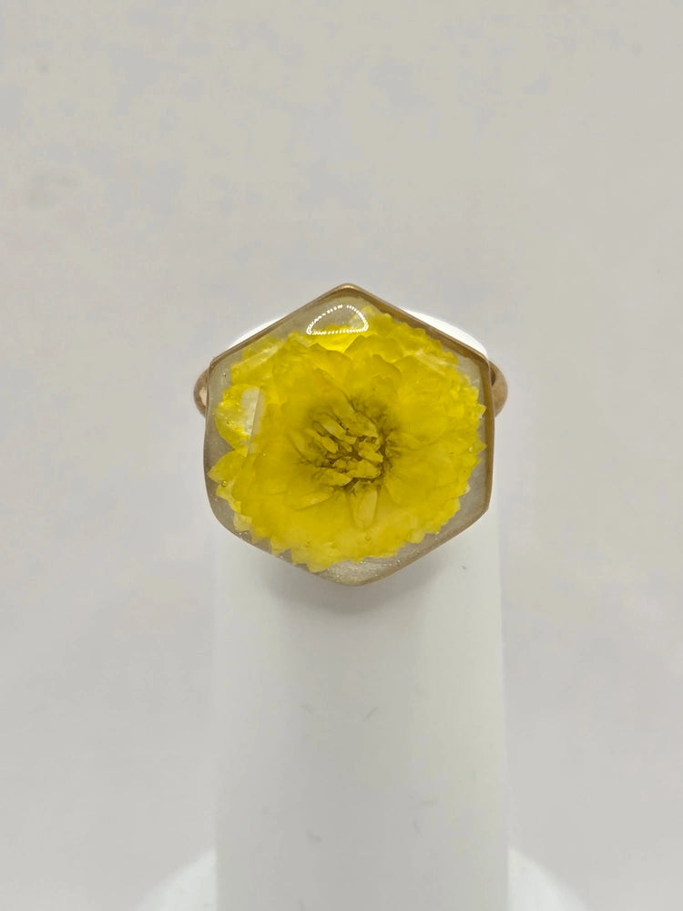 Bague ajustable Fait Main, en acier inoxydable Les Élégantes de Stéph
