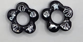 Fleurs en fimo de type pampille Les Élégantes de Stéph
