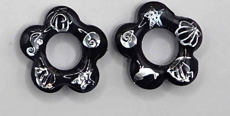 Fleurs en fimo de type pampille Les Élégantes de Stéph