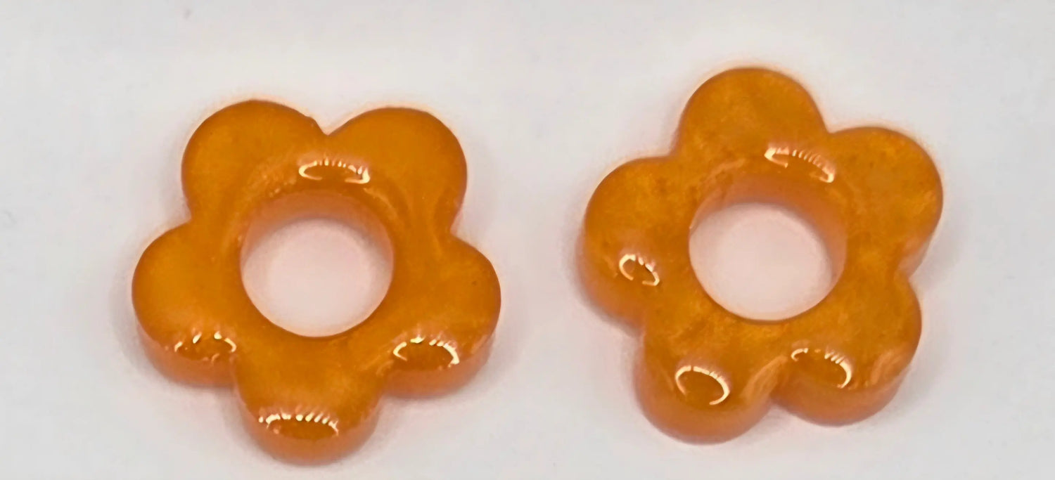 Fleurs en fimo de type pampille Les Élégantes de Stéph