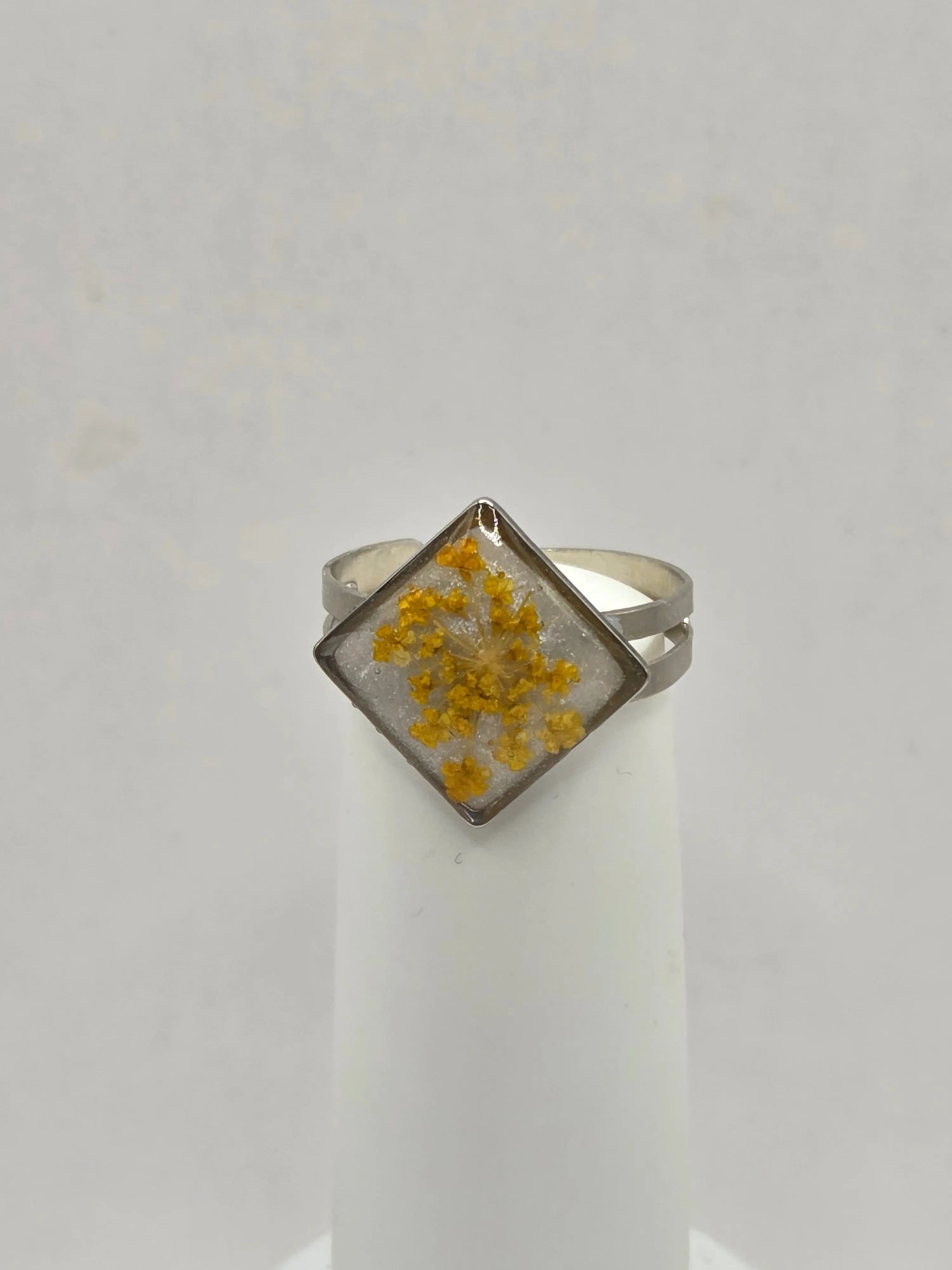 Bague ajustable Fait Main, en acier inoxydable Les Élégantes de Stéph