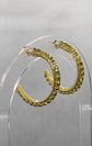 Boucles d’oreilles créoles strass vert olive, bijou fait main cadeau femme