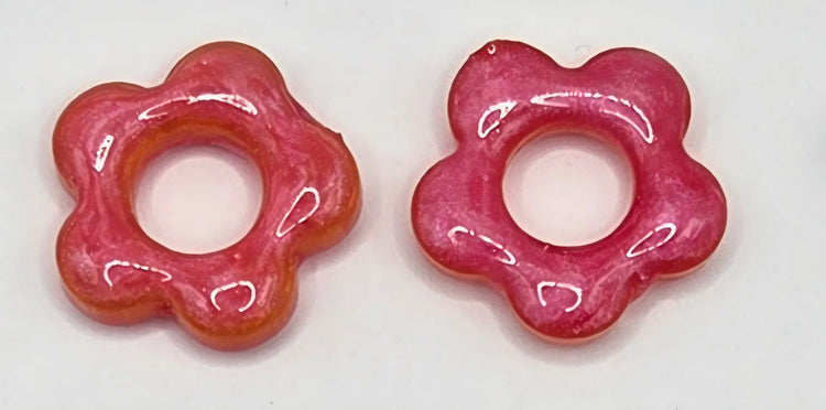 Fleurs en fimo de type pampille Les Élégantes de Stéph