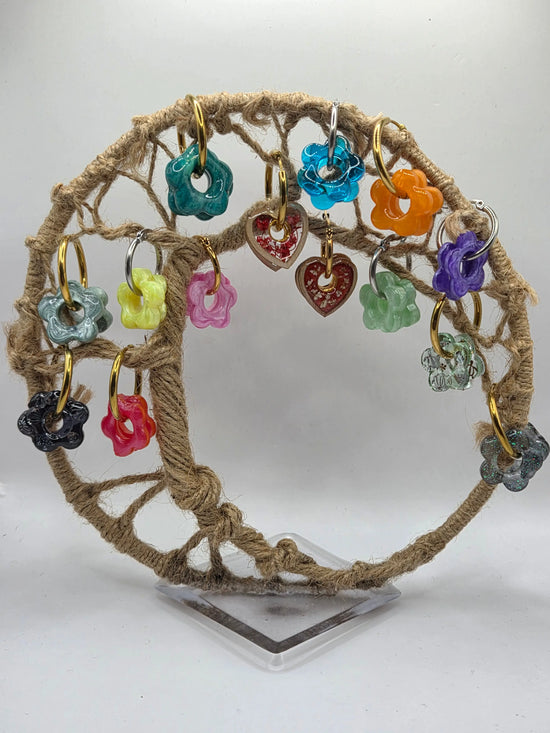 Fleurs en fimo de type pampille Les Élégantes de Stéph