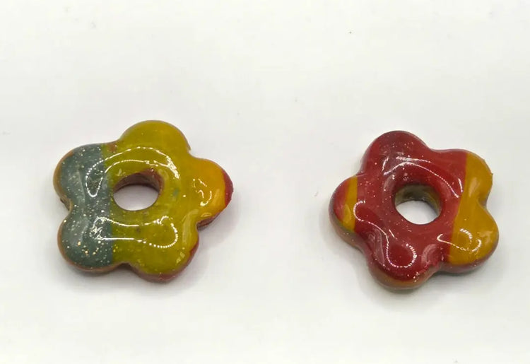 Fleur Fimo colorées tous les styles - Les Élégantes de Stéph