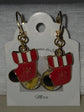 Boucles d’oreilles de Noël en forme de bottes