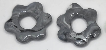 Fleurs en fimo de type pampille Les Élégantes de Stéph